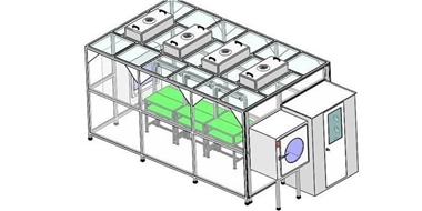 洁净棚三维图